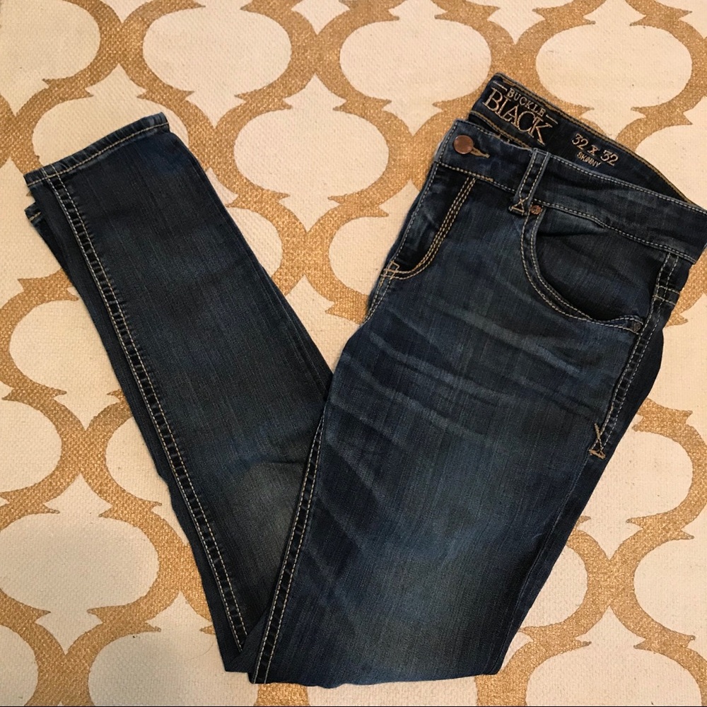 Buckle Black Skinny Jeans fit no.95